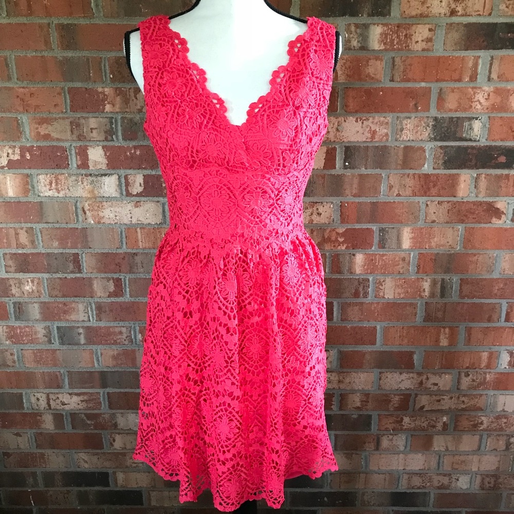 Adrianna papell Floral Lace Dress